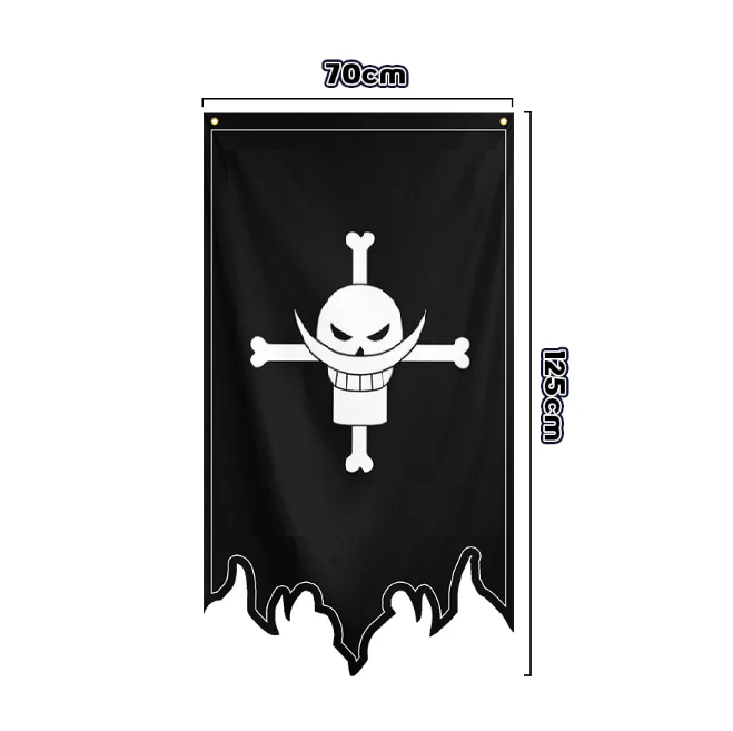 One Piece Chopper Skull Luffy Flag House Banner Stark Map