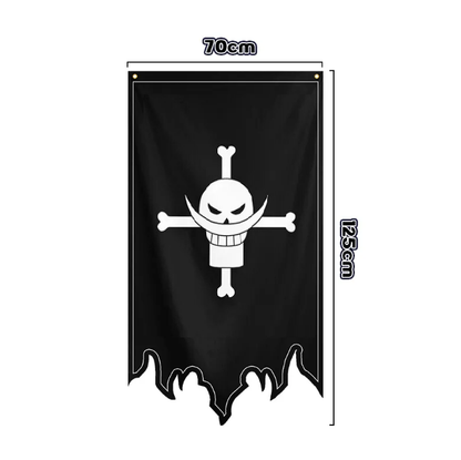 One Piece Chopper Skull Luffy Flag House Banner Stark Map