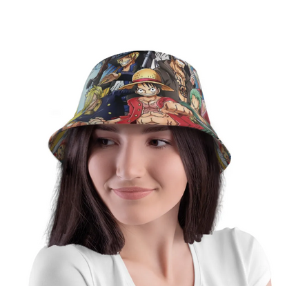 One Piece Monkey D Luffy Characters Bucket Hat