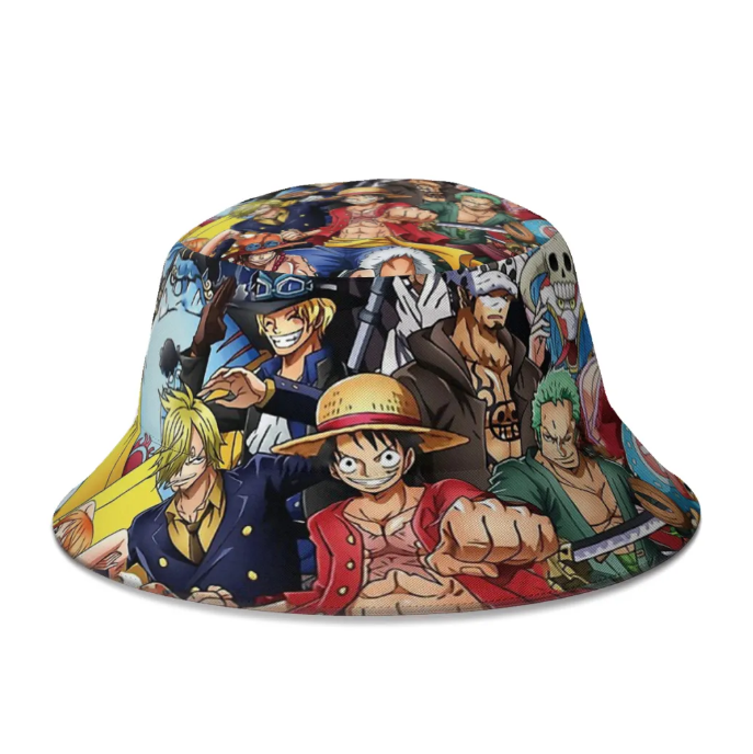 One Piece Monkey D Luffy Characters Bucket Hat