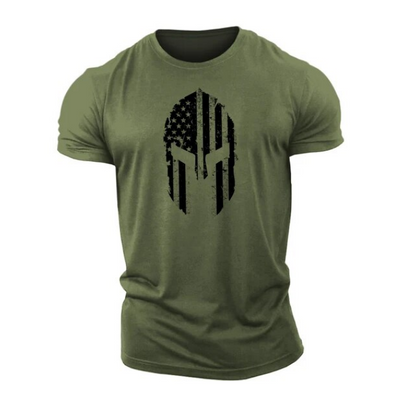 Tshirt 3D Printing Spartan USA Gym