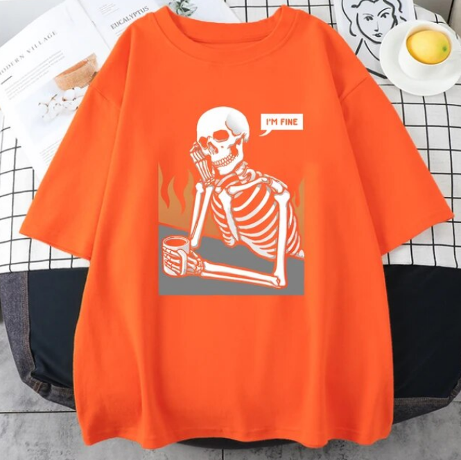 Skeletons In Meditation And Keep Alone Tshirts