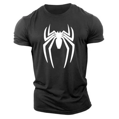 Summer Casual Sports Fashion 2D Printed Spider Tshirt Unique