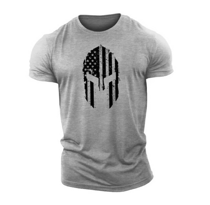 Tshirt 3D Printing Spartan USA Gym