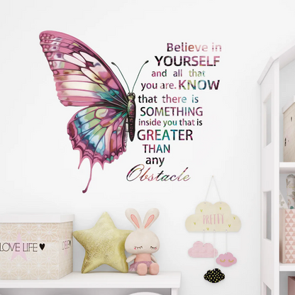 Purple Butterfly Wall Stickers