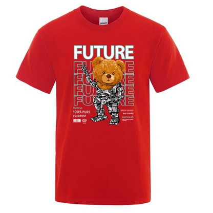 Pure Electric In Future Teddy Bear Men Tshirts