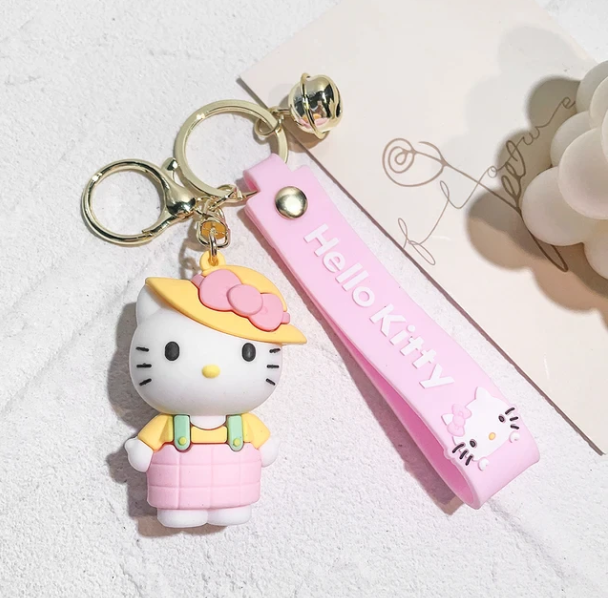 Hello Kitty Keychain Cartoon