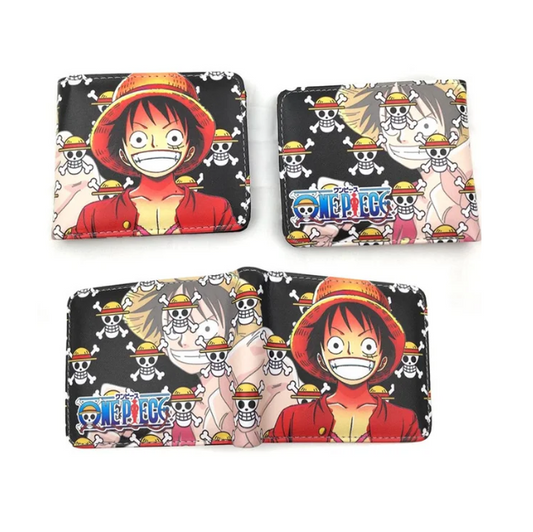 Wallet Cartoon Luffy Figures For Children Adult