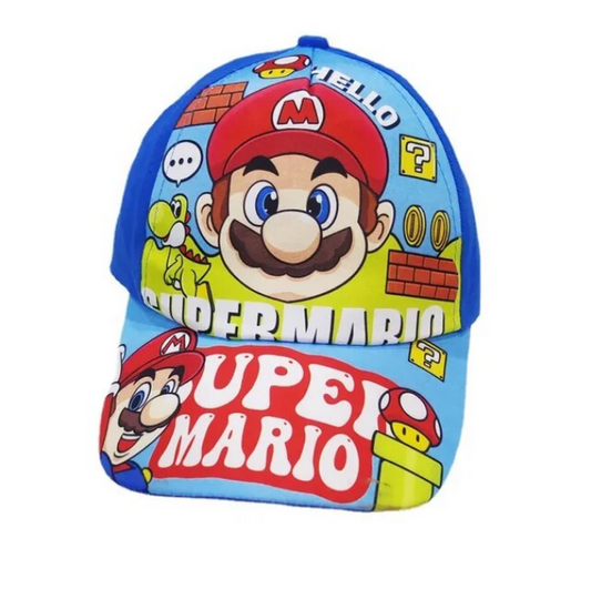 Super Marios Bros Cartoon Hat Luigi Embroidery