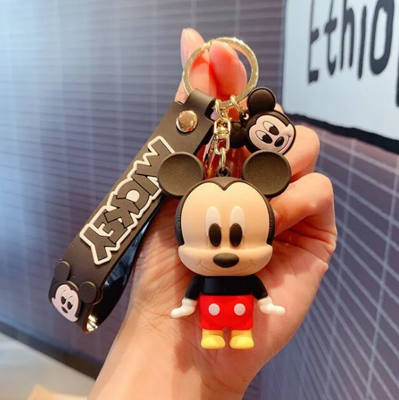 Disney Anime Mickey Keychain Cartoon