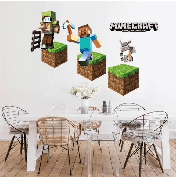Decals Minecraft Art Posters – DUGO