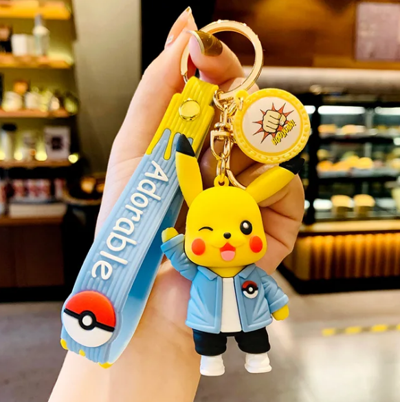 Pokemon Keychain Anime Figures