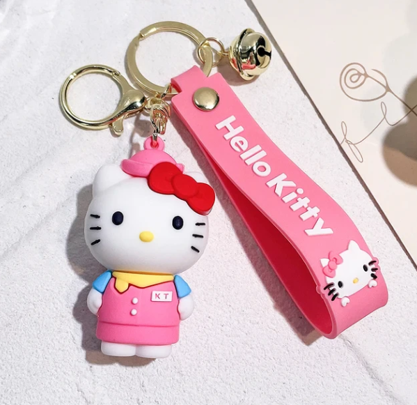 Hello Kitty Keychain Cartoon