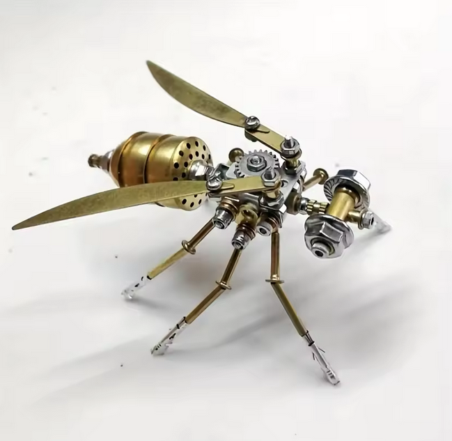 Steampunk Bumblebee Metal Puzzle Assembled Model Set