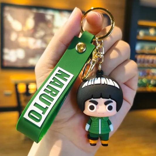 Rock Lee Keychain Fashion Jewelry Cartoon Figure