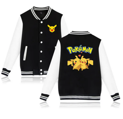 Baseball Jacket Pokemon Pikachu