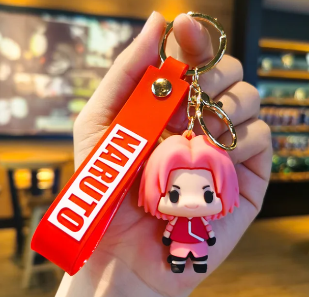 Haruno Sakura Keychain Fashion Jewelry Cartoon Figure