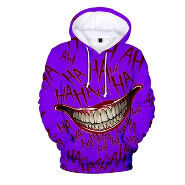 Haha Joker 3D Print Sweatshirt Hoodies