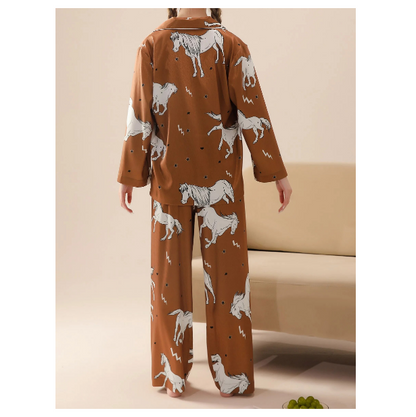 Pajama Set For Women Long Sleeve And Pants