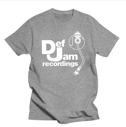 Tshirt Def Jam Recordings Logo Classic Rap Hip Hop