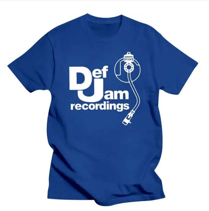 Tshirt Def Jam Recordings Logo Classic Rap Hip Hop