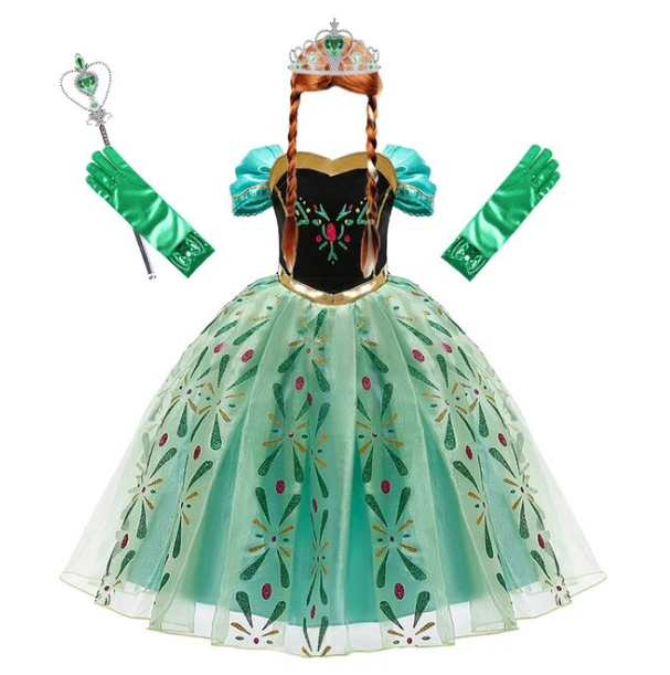 Anna Dresses Children Princess Dress Girl Cosplay