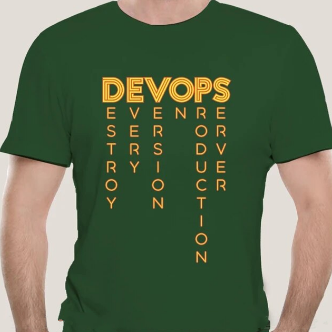 The Real Definition Of Devops Tshirt