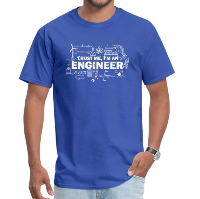 Father Day Tshirt Men Trust Me I Am An Engineer