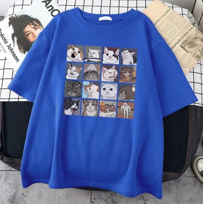 Meme Cats Puzzle Hoodie Harajuku Print Men TshirtMeme Cats Puzzle Hoodie Harajuku Print Men Tshirt