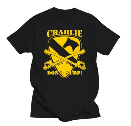 Tshirt Charlie Dont Surf 2Black