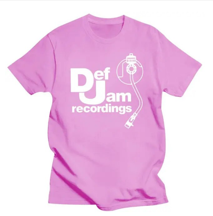 Tshirt Def Jam Recordings Logo Classic Rap Hip Hop