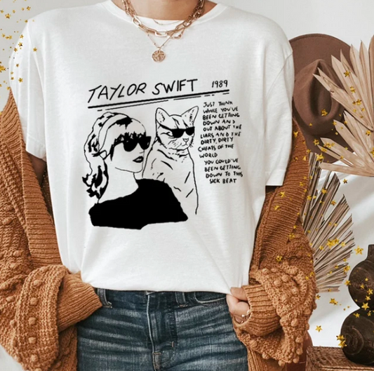 Taylor Swift Tshirt Short Sleeve Fashion