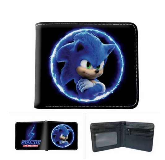 Sonic Wallet Cartoon Coin Purse For Kids