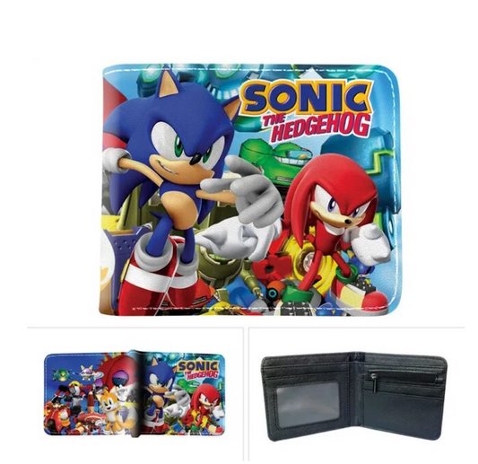 Sonic Wallet Cartoon Coin Purse