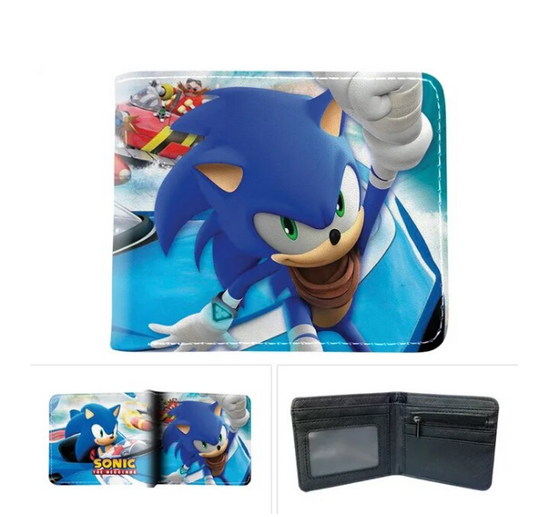 Sonic Wallet Cartoon Coin Purse For Sonic Enthusiasts