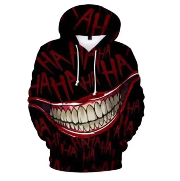 Haha Joker 3D Print Sweatshirt Hoodies