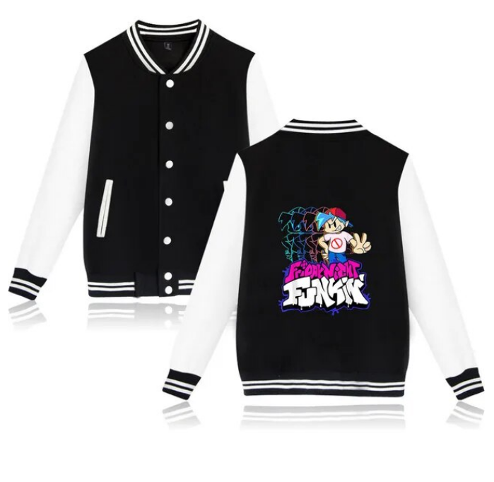 Friday Night Funkin Varsity Baseball Bomber Jacket