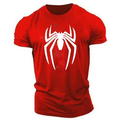 Summer Casual Sports Fashion 2D Printed Spider Tshirt Unique