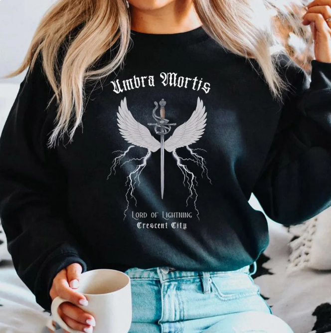 Sweatshirt Ruhn Danaan Crescent City Pullover Throne Of Glass