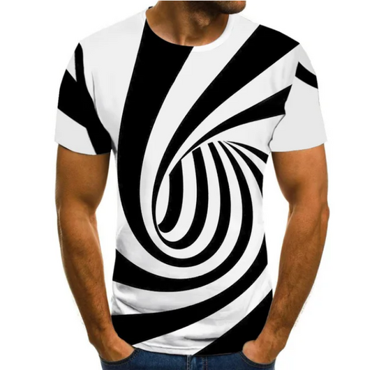 Summer 3D Pattern Men Tshirt Unique