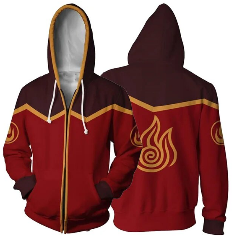 Anime Avatar The Last Airbender 3D Print Hoodies