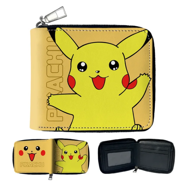 Short Wallet Featuring Pikachu