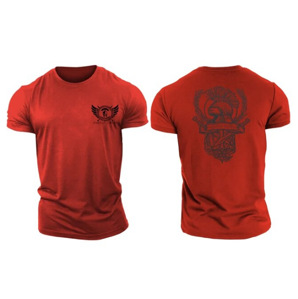 Tshirt 3D Printing Sword And Shield Gym