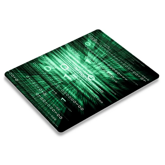 Mouse Pad Gamer Matrix Binary Code