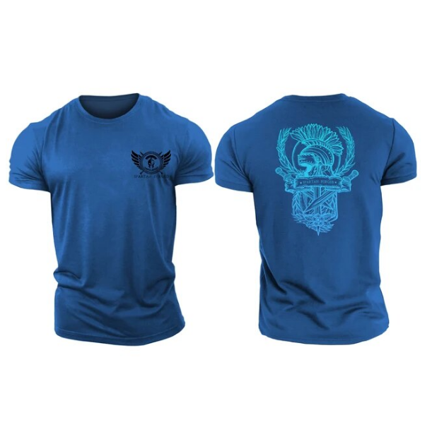 Tshirt 3D Printing Sword And Shield Gym