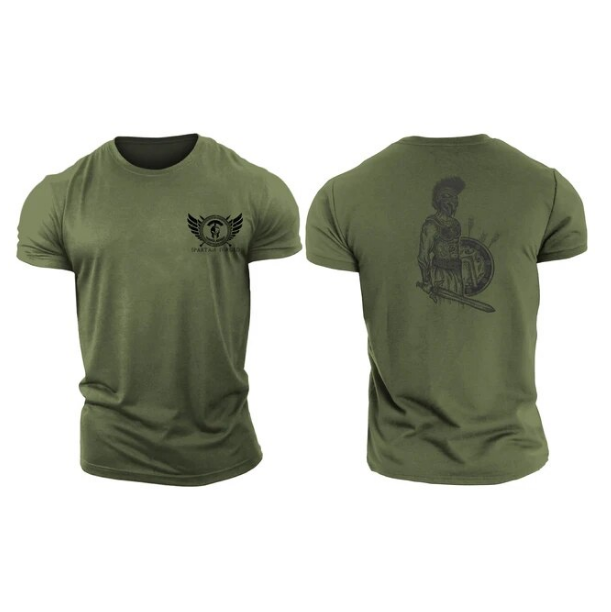 Tshirt 3D Printing Spartan Forged Gym