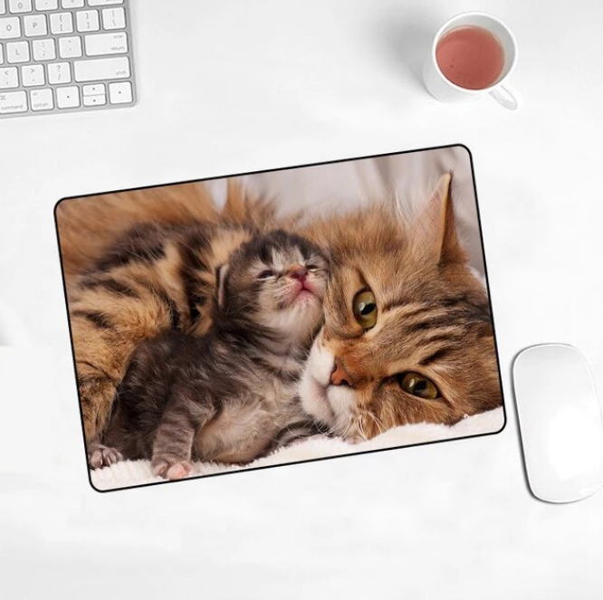 Upgrade Your Workspace Style Cute Cat Mouse Pad