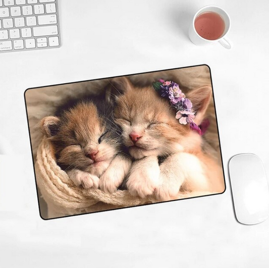 Enhance Your Computing Experience With A Charming Cute Cat Mouse Pad