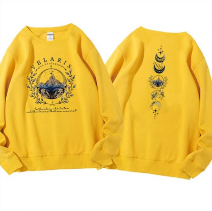 Sweatshirt Velaris City Of Starlight Front And Back