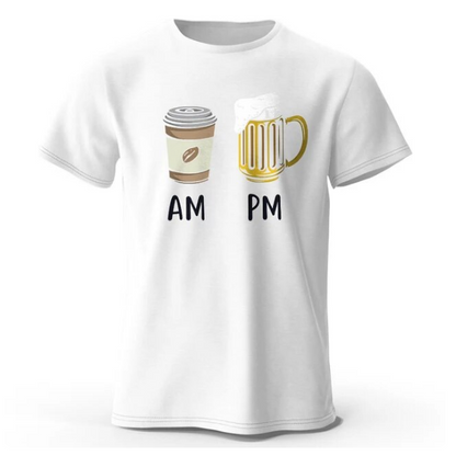 Coffee and Beer Printed Men Tshirt